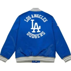 Mitchell & Ness Jackets & Outerwear-Heavyweight Satin Jacket Los Angeles Dodgers