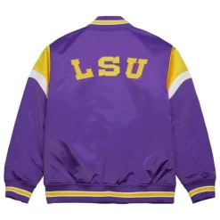 Mitchell & Ness Jackets & Outerwear-Heavyweight Satin Jacket Louisiana State University