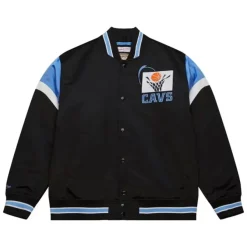 Mitchell & Ness Jackets & Outerwear-Heavyweight Satin Jacket Cleveland Cavaliers