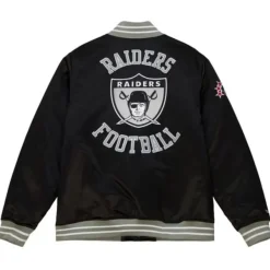 Mitchell & Ness Jackets & Outerwear-Heavyweight Satin Jacket Oakland Raiders