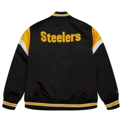 Mitchell & Ness Jackets & Outerwear-Heavyweight Satin Jacket Pittsburgh Steelers