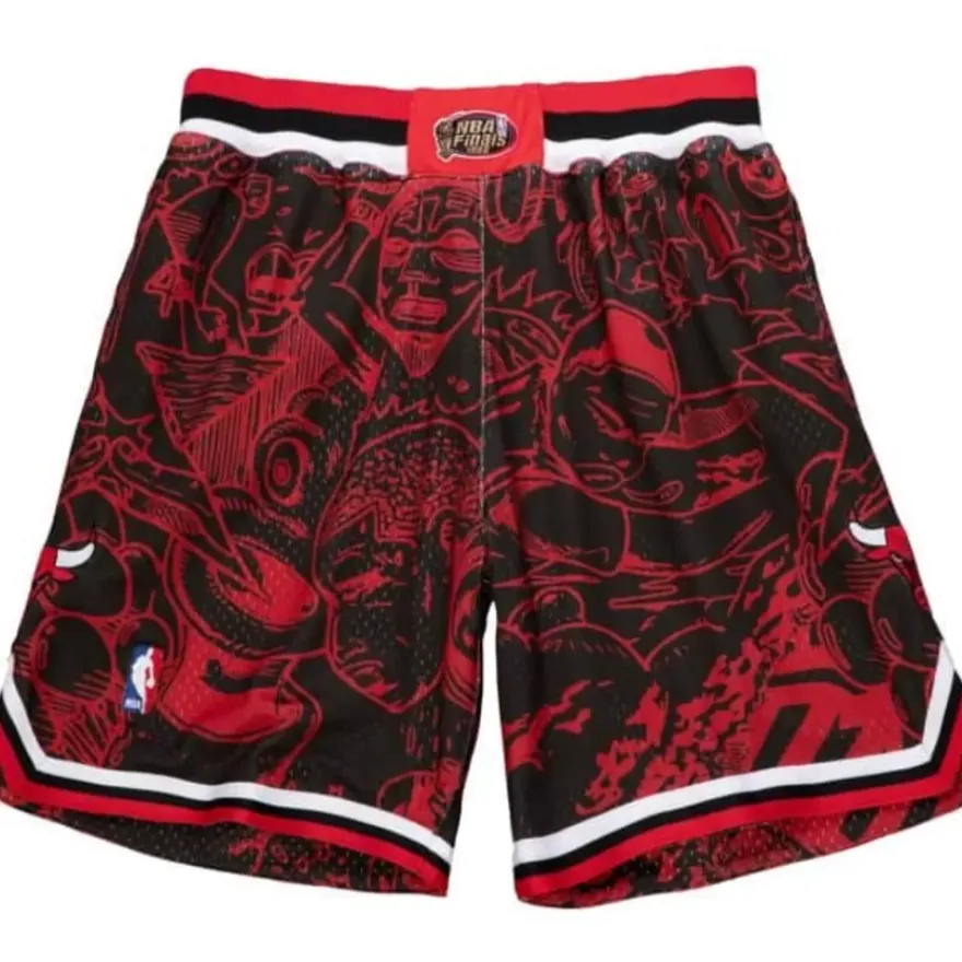 Mitchell & Ness Shorts-Hebru Shorts Chicago Bulls