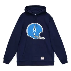 Mitchell & Ness Hoodies & Sweatshirts-Helmet 2 Hoodie Houston Oilers