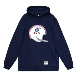 Mitchell & Ness Hoodies & Sweatshirts-Helmet 1 Hoodie New England Patriots