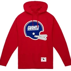 Mitchell & Ness Hoodies & Sweatshirts-Helmet 1 Hoodie New York Giants