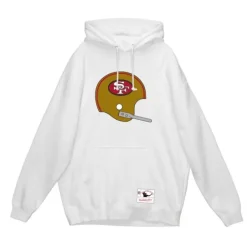 Mitchell & Ness Hoodies & Sweatshirts-Helmet 1 Hoodie San Francisco 49Ers