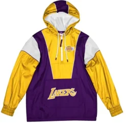 Mitchell & Ness Jackets & Outerwear-Highlight Reel Windbreaker Los Angeles Lakers