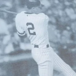 Mitchell & Ness T-Shirts & Tops-Highlight Sublimated Player Tee New York Yankees Derek Jeter