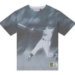Mitchell & Ness T-Shirts & Tops-Highlight Sublimated Player Tee Kansas City Royals George Brett