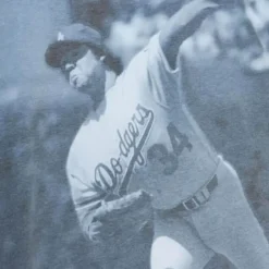 Mitchell & Ness T-Shirts & Tops-Highlight Sublimated Player Tee Los Angeles Dodgers Fernando Valenzuela