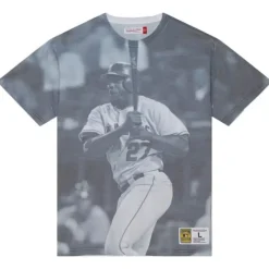Mitchell & Ness T-Shirts & Tops-Highlight Sublimated Player Tee Anaheim Angels Vladimir Guerrero