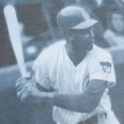 Mitchell & Ness T-Shirts & Tops-Highlight Sublimated Player Tee Chicago Cubs Ernie Banks