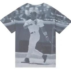 Mitchell & Ness T-Shirts & Tops-Highlight Sublimated Player Tee Chicago White Sox Bo Jackson