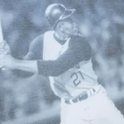 Mitchell & Ness T-Shirts & Tops-Highlight Sublimated Player Tee Pittsburgh Pirates Roberto Clemente