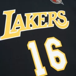 Mitchell & Ness Hoodies & Sweatshirts-Hof Fleece Hoodie Los Angeles Lakers Pau Gasol