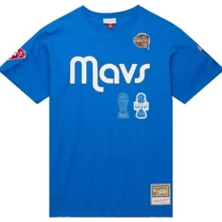 Mitchell & Ness T-Shirts & Tops-Hof N&N Premium Tee Dallas Mavericks Dirk Nowitzki