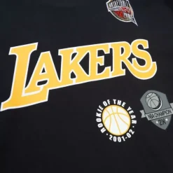 Mitchell & Ness T-Shirts & Tops-Hof N&N Premium Tee Los Angeles Lakers Pau Gasol