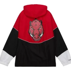 Mitchell & Ness Jackets & Outerwear-Home Team Lightweight Windbreaker University Of Arkansas