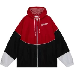 Mitchell & Ness Jackets & Outerwear-Home Team Lightweight Windbreaker Chicago Bulls