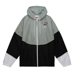 Mitchell & Ness Jackets & Outerwear-Home Team Lightweight Windbreaker Oakland Raiders