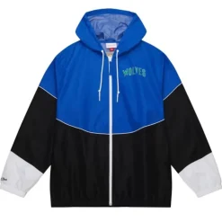 Mitchell & Ness Jackets & Outerwear-Home Team Lightweight Windbreaker Minnesota Timberwolves