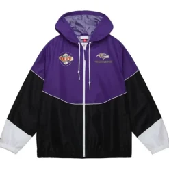 Mitchell & Ness Jackets & Outerwear-Home Team Lightweight Windbreaker Baltimore Ravens