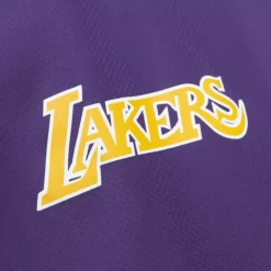 Mitchell & Ness Jackets & Outerwear-Home Team Lightweight Windbreaker Los Angeles Lakers
