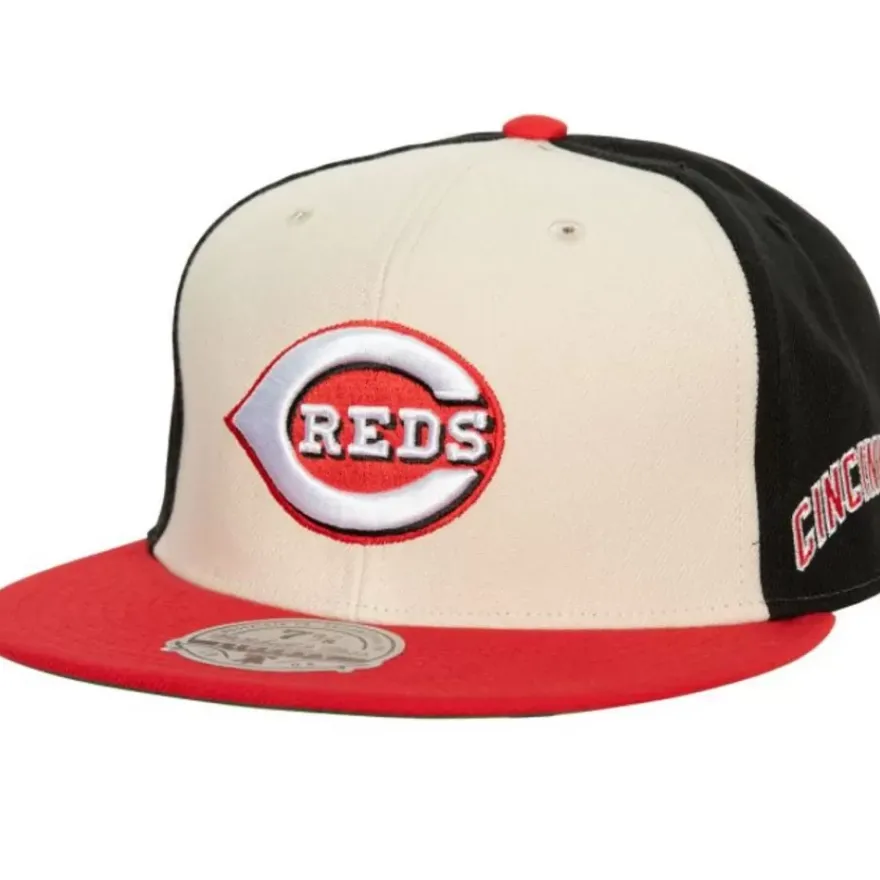 Mitchell & Ness Fitted-Homefield Fitted Coop Cincinnati Reds