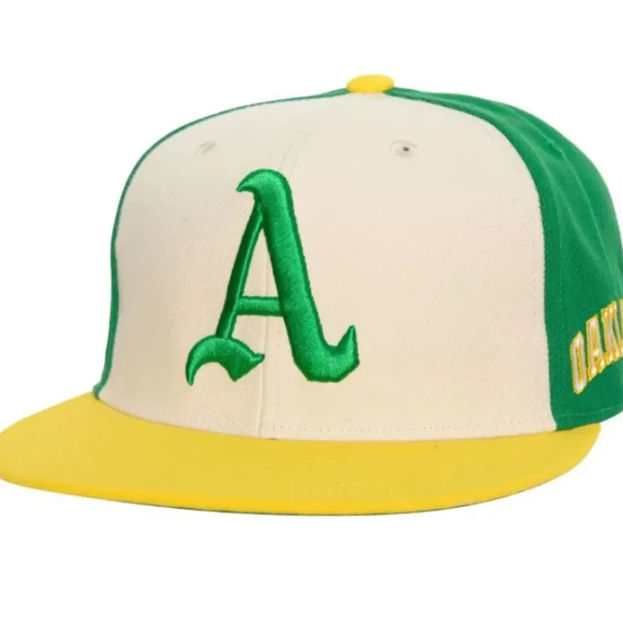 Mitchell & Ness Fitted-Homefield Fitted Coop Oakland Athletics