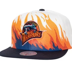 Mitchell & Ness Snapback-Hot Fire Snapback Hwc Golden State Warriors
