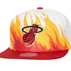 Mitchell & Ness Snapback-Hot Fire Snapback Hwc Miami Heat