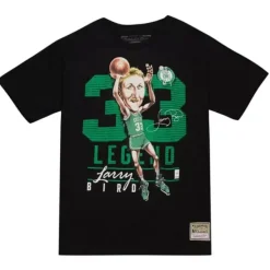 Mitchell & Ness T-Shirts & Tops-Hwc Caricatures Boston Celtics Larry Bird
