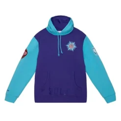 Mitchell & Ness Hoodies & Sweatshirts-Hwc Night Fleece Hoody Utah Jazz