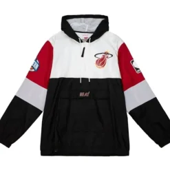 Mitchell & Ness Jackets & Outerwear-Hwc Night Surprise Win Windbreaker Miami Heat