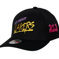 Mitchell & Ness Snapback-Hwc Slap Sticker Classic Red Los Angeles Lakers