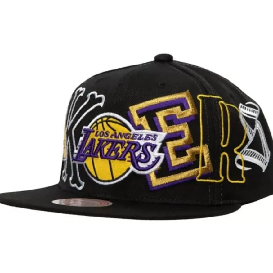 Mitchell & Ness Snapback-Hype Type Snapback Los Angeles Lakers