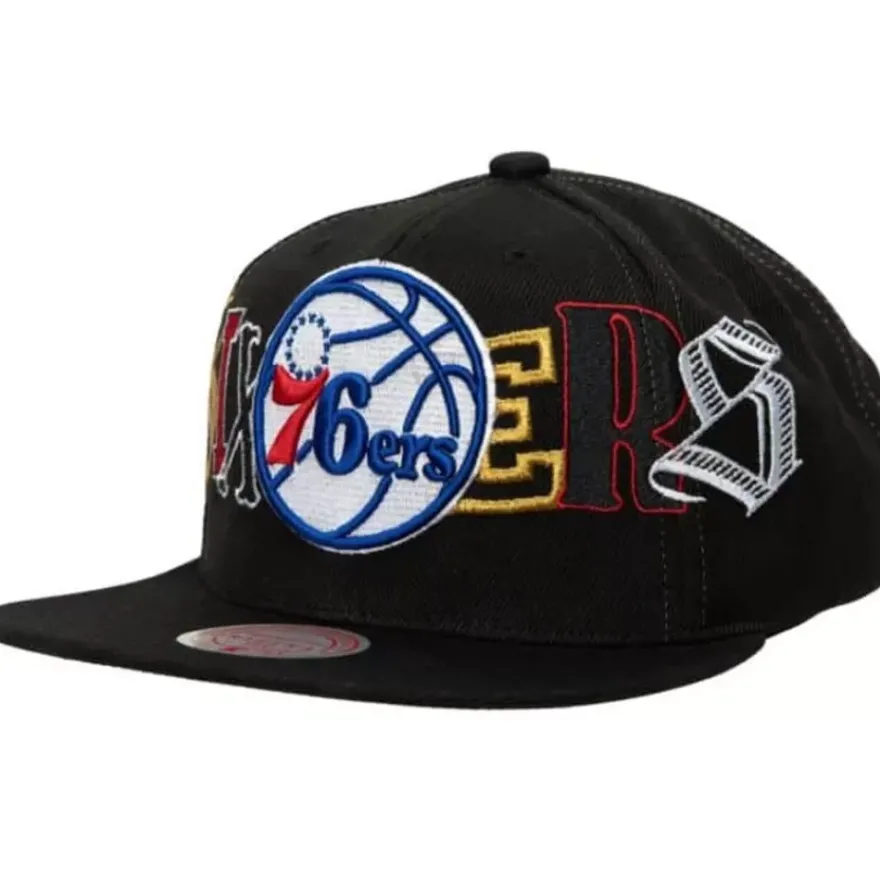 Mitchell & Ness Snapback-Hype Type Snapback Philadelphia 76Ers