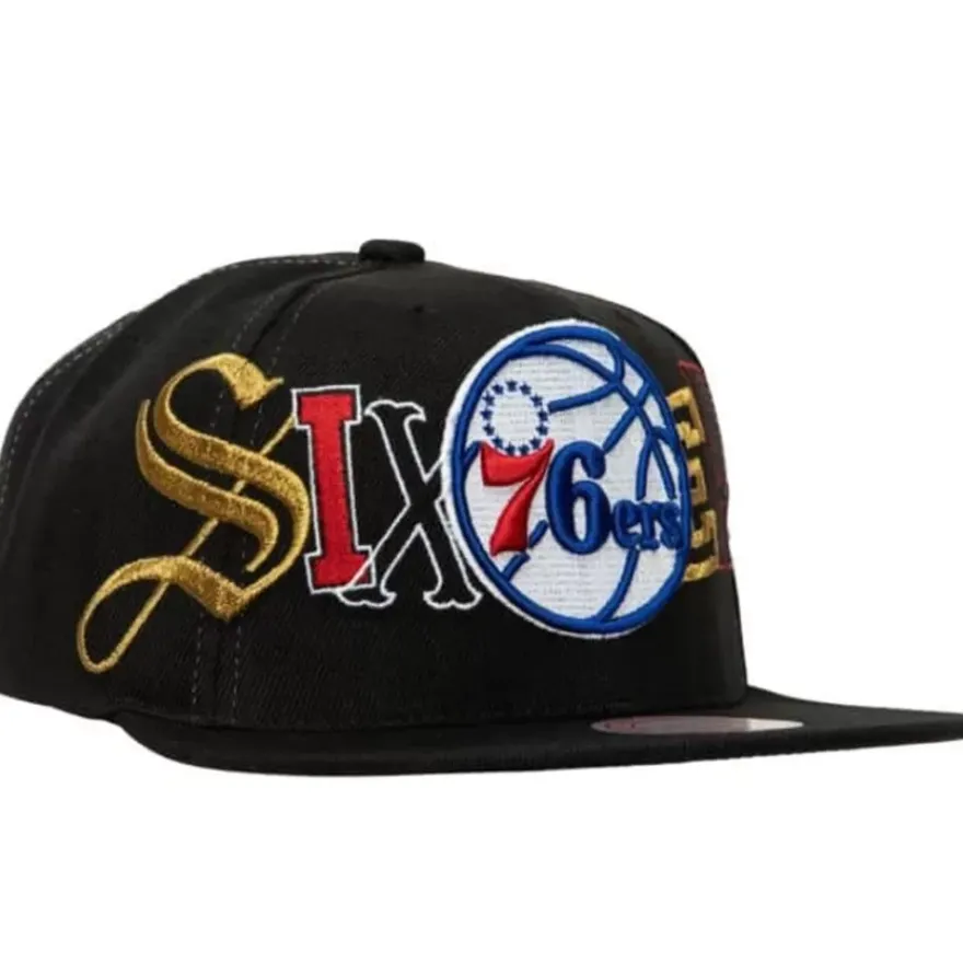 Mitchell & Ness Snapback-Hype Type Snapback Philadelphia 76Ers