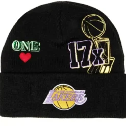 Mitchell & Ness Knit-Hyperlocal Knit Beanie Hwc Los Angeles Lakers