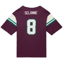 Mitchell & Ness T-Shirts & Tops-Icon Premium N&N S/S Tee Anaheim Ducks Teemu Selanne