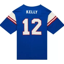 Mitchell & Ness T-Shirts & Tops-Icon Premium N&N S/S Tee Buffalo Bills Jim Kelly