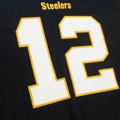 Mitchell & Ness T-Shirts & Tops-Icon Premium N&N S/S Tee Pittsburgh Steelers Terry Bradshaw