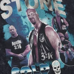 Mitchell & Ness T-Shirts & Tops-Icy Tee Stone Cold Steve Austin