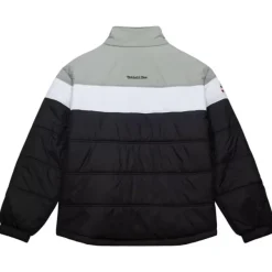 Mitchell & Ness Jackets & Outerwear-In The Clutch Puffer Jacket Vintage Logo Oakland Raiders