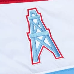 Mitchell & Ness Jackets & Outerwear-In The Clutch Puffer Jacket Vintage Logo Houston Oilers