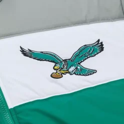 Mitchell & Ness Jackets & Outerwear-In The Clutch Puffer Jacket Vintage Logo Philadelphia Eagles