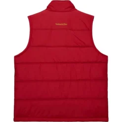 Mitchell & Ness Jackets & Outerwear-In The Clutch Puffer Vest Vintage Logo San Francisco 49Ers