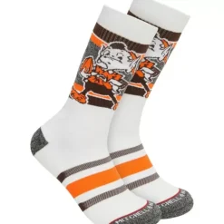 Mitchell & Ness Accessories-Interception Crew Socks Cleveland Browns