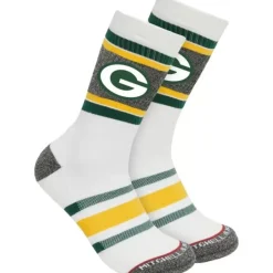 Mitchell & Ness Accessories-Interception Crew Socks Green Bay Packers