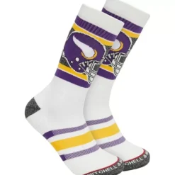 Mitchell & Ness Accessories-Interception Crew Socks Minnesota Vikings